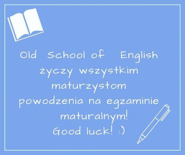 Powodzenia na maturze!!!