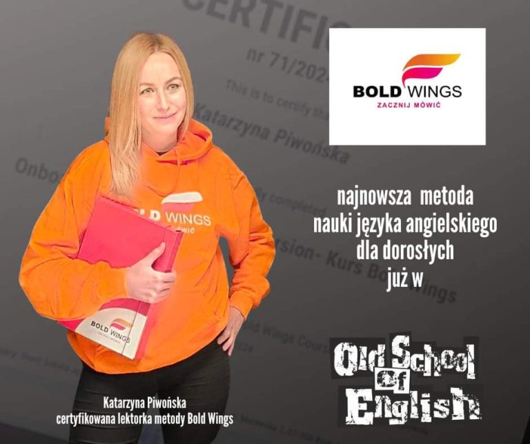 BOLD WINGS w Old School of English